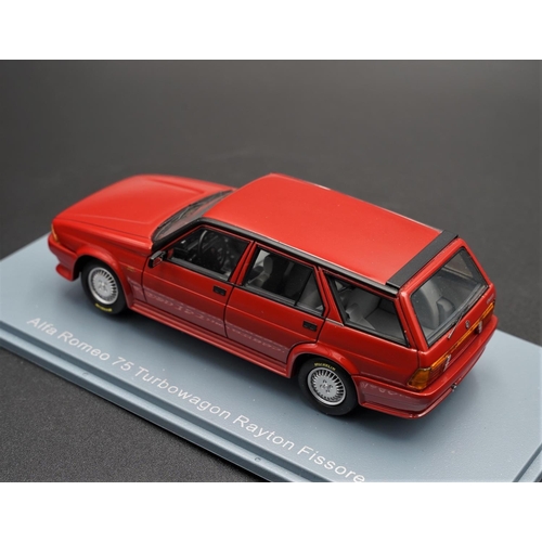 328 - ALFA-ROMEO 75 TURBO WAGON RAYTON FISORE  Diecast metal with plastic components.