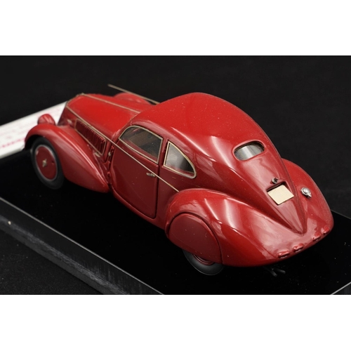 339 - 1937 ALFA-ROMEO 6C 2300B MILLE MIGLIA BERLINETTA TOURING BY RAMEI  Hand assembled resin model.  Numb... 