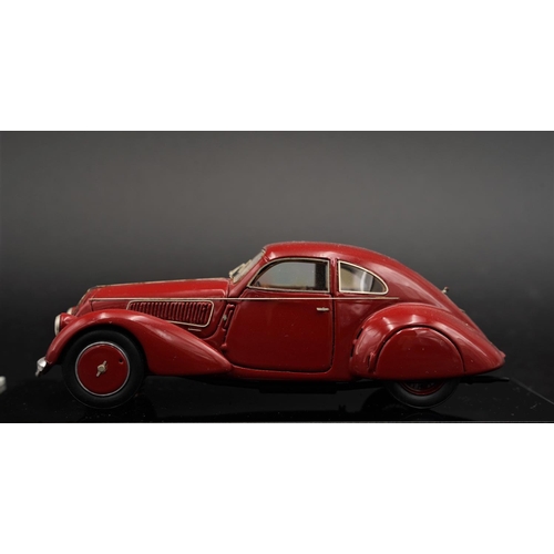 339 - 1937 ALFA-ROMEO 6C 2300B MILLE MIGLIA BERLINETTA TOURING BY RAMEI  Hand assembled resin model.  Numb... 