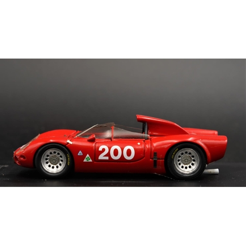 342 - 1967 ALFA-ROMEO 33/2 FLAERON TARGA FLORIO CAR NO 200 BY TECNOMODEL  Resin cast, hand assembled to a ... 