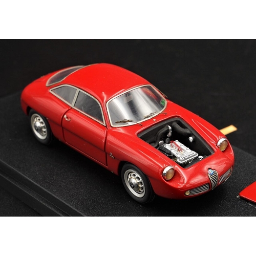 343 - 1960 ALFA-ROMEO GIULIETTA SZ STRADALE BY TECNOMODEL  Resin cast, hand assembled to a high standard.