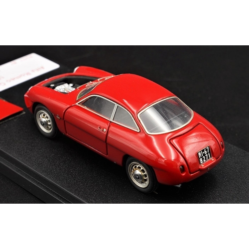 343 - 1960 ALFA-ROMEO GIULIETTA SZ STRADALE BY TECNOMODEL  Resin cast, hand assembled to a high standard.