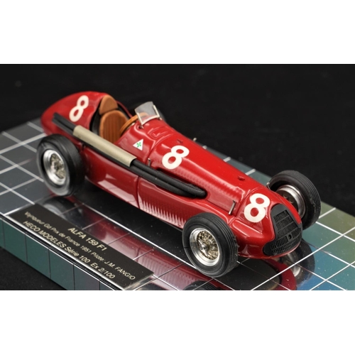 347 - 1951 R 159 F1 VAINGUEUR GRAND PRIX FRANCE FANGIO BY HECO MODELS  Numbered 2/100.