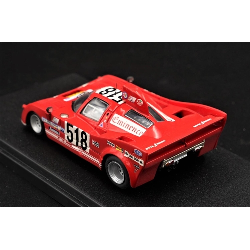 348 - 1975 ALFA-ROMEO 33 T3 V8 NO 518 GIRO D'ITALIA ANDRUET / CARTOTTO BY REMEMBER  Diecast metal with pla... 