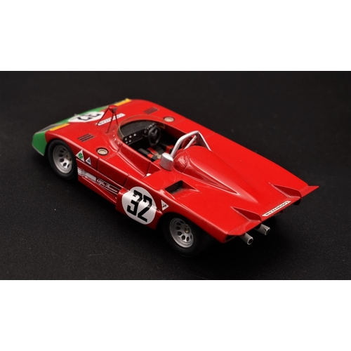 377 - 1972 ALFA-ROMEO 33-TT3 12H SEBRING BY BBR MODELS  Resin cast model, excellent detail.