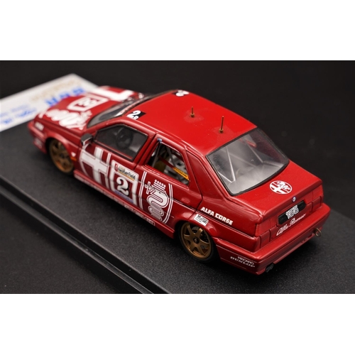 380 - 1993 ALFA-ROMEO 155 CAMPIONE ITALIA TURISMO BY BBR MODELS  Resin cast model with plastic components.... 