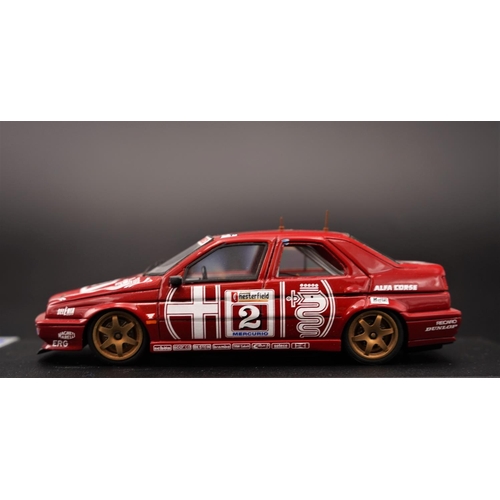 380 - 1993 ALFA-ROMEO 155 CAMPIONE ITALIA TURISMO BY BBR MODELS  Resin cast model with plastic components.... 