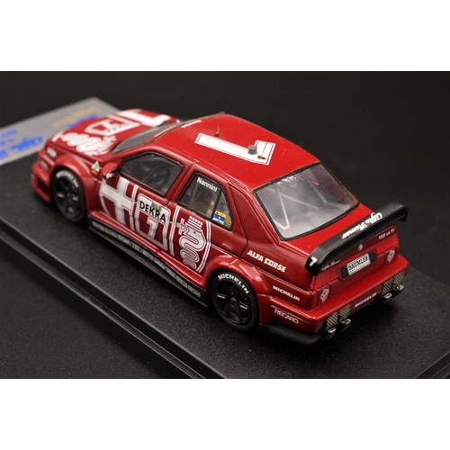 382 - 1993 ALFA-ROMEO 155 V6 DTM NANNINI BY BBR MODELS  Resin cast model with plastic components.