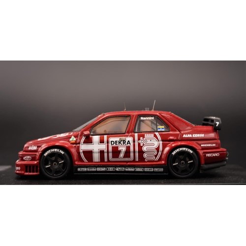 382 - 1993 ALFA-ROMEO 155 V6 DTM NANNINI BY BBR MODELS  Resin cast model with plastic components.