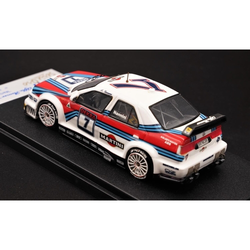 385 - 1995 ALFA-ROMEO 155 V6TI MARTINI PRESS VERSION MARZO NANNINI BY BBR MODELS  Resin cast model with pl... 