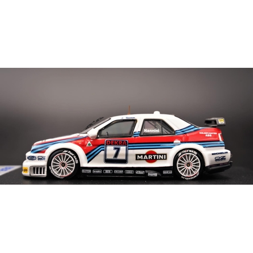 385 - 1995 ALFA-ROMEO 155 V6TI MARTINI PRESS VERSION MARZO NANNINI BY BBR MODELS  Resin cast model with pl... 