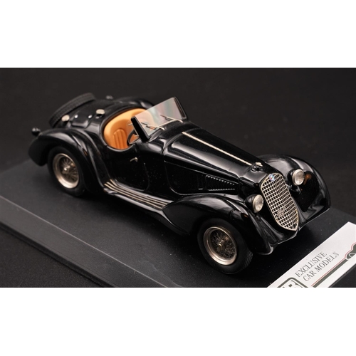 390 - 1937 ALFA-ROMEO 8C 2900B TOURING SHORT-WHEEL-BASE BY BBR MODELS  Resin cast model with plastic compo... 