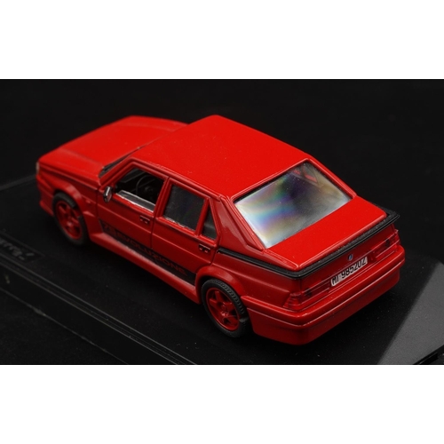 65 - 1987 ALFA-ROMEO 75 EVOLUZIONE STRADALE IN ROSSO BY PROGETTO K   Catalogue number PK203. Diecast meta... 