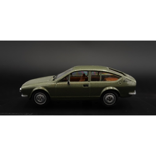 76 - 1974 ALFA-ROMEO ALFETTA GT STRADALE IN VERDE METALLICO BY PROGETTO K   Catalogue number PK250C. Diec... 