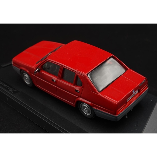 77 - 1984 ALFA-ROMEO ALFA 90 STRADALE IN ROSSO BY PROGETTO K  Diecast metal with plastic components. Cata... 