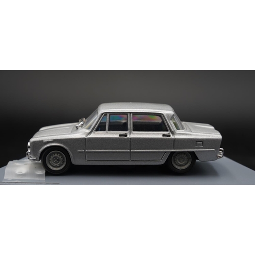 84 - 1962 ALFA-ROMEO GIULIA NUOVA BY PROGETTO K   Catalogue number PK100. Diecast metal with plastic comp... 