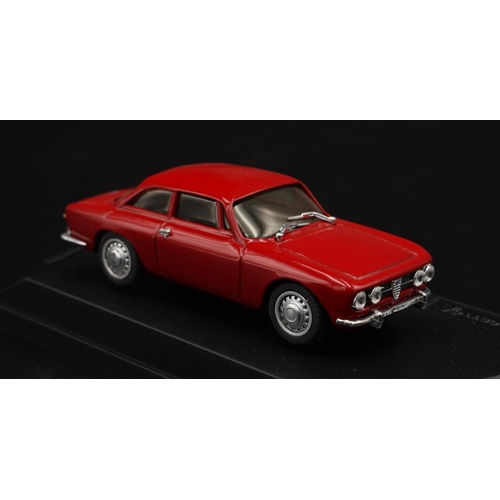 85 - ALFA-ROMEO GIULIA GTV 1750 STRADALE ROSSO BY PROGETTO K   Catalogue number PK 5002. Diecast metal wi... 