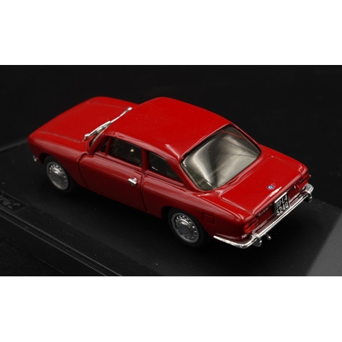 85 - ALFA-ROMEO GIULIA GTV 1750 STRADALE ROSSO BY PROGETTO K   Catalogue number PK 5002. Diecast metal wi... 