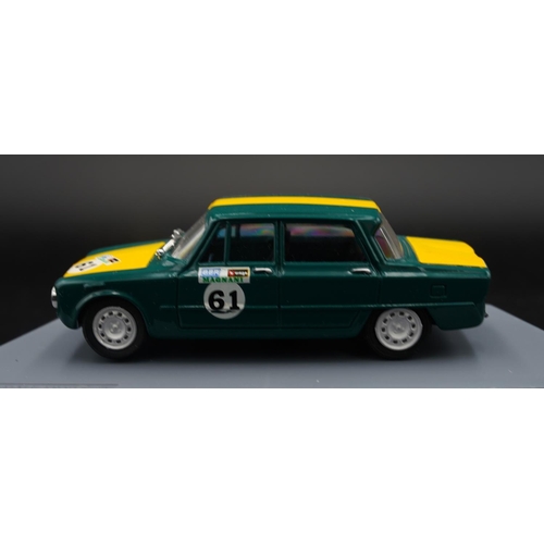 86 - ALFA-ROMEO GIULIA 1300 TROFEO ASCARI 1993 BY PROGETTO K   Catalogue number PROM 05. Diecast metal wi... 