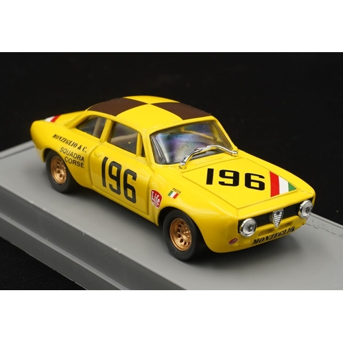 87 - 1972 ALFA-ROMEO GTA J 1300 IMOLA BY PROGETTO K  Catalogue number PK2007. Diecast metal with plastic ... 