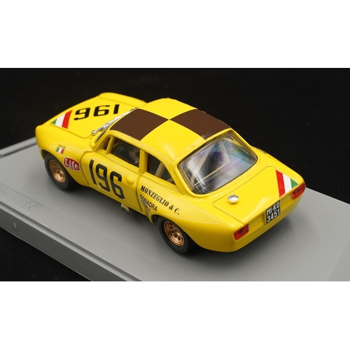 87 - 1972 ALFA-ROMEO GTA J 1300 IMOLA BY PROGETTO K  Catalogue number PK2007. Diecast metal with plastic ... 