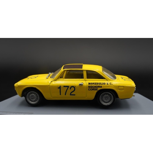 92 - 1970 ALFA-ROMEO GIULIA GTA TARGA FLORIO CAR #172 BY PROGETTO K  Catalogue number PK049. Diecast meta... 