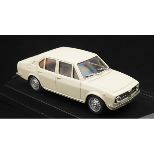 93 - 1975 ALFA-ROMEO ALFETTA 1600 STRADALE AVORIO BY PROGETTO K   Catalogue number PK220A. Diecast metal ... 