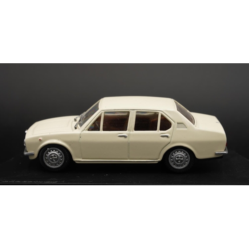 93 - 1975 ALFA-ROMEO ALFETTA 1600 STRADALE AVORIO BY PROGETTO K   Catalogue number PK220A. Diecast metal ... 