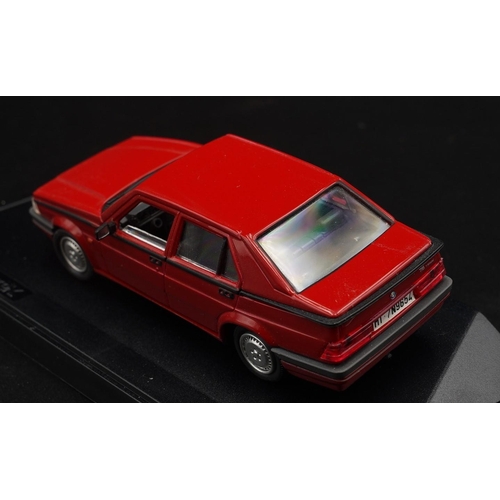 94 - ALFA-ROMEO 75 TWIN SPARK IN ROSSO BY PROGETTO K   Catalogue number PK200. Diecast metal with plastic... 