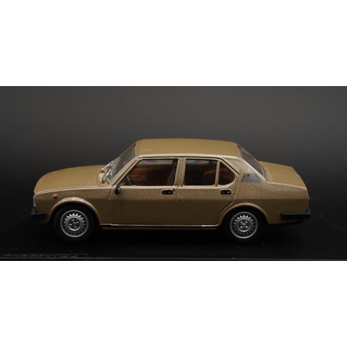 96 - 1977 ALFA-ROMEO ALFETTA 2000 STRADALE BEIGE METALLISATO BY PROGETTO K  Catalogue number PK240C. Diec... 