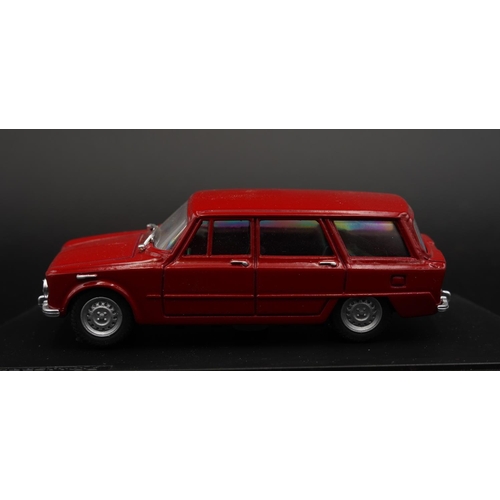 97 - 1967 ALFA-ROMEO GIULIA SW STRADALE ROSSO BY PROGETTO K  Catalogue number PK170. Diecast metal with p... 