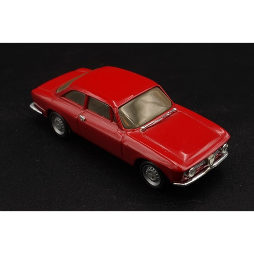 99 - 1965 ALFA-ROMEO GIULIA SPRINT STRADALE ROSSO BY PROGETTO K  Diecast metal with plastic components.