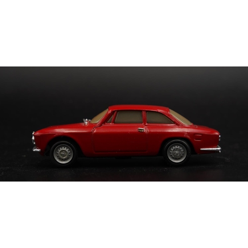 99 - 1965 ALFA-ROMEO GIULIA SPRINT STRADALE ROSSO BY PROGETTO K  Diecast metal with plastic components.