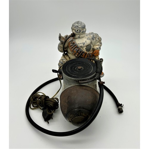 79 - 1920s MICHELIN MAN COMPRESSORWonderful period piece, with Bibendum sitting on the compressor. This c... 