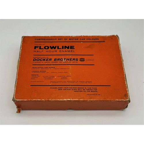 135 - PERIOD DOCKERS FLOWLINE PAINT SAMPLE BOOKCovering all major British manufacturers of the 1960s, BMC,... 