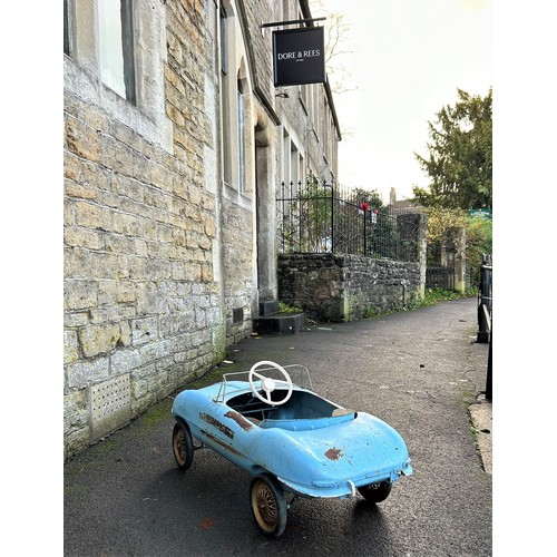 69 - 1960s JAGUAR E-TYPE PEDAL CAR BY TRIANG This rare Triang E-Type Jaguar Pedal Car was made in the ear... 