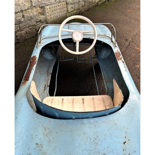 69 - 1960s JAGUAR E-TYPE PEDAL CAR BY TRIANG This rare Triang E-Type Jaguar Pedal Car was made in the ear... 