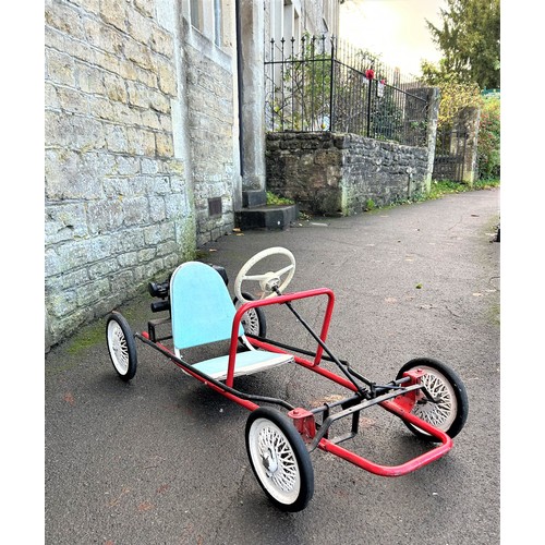 70 - 1960s GO-KART PEDAL CAR BY TRIANGIn well preserved original condition, believed to date from around ... 