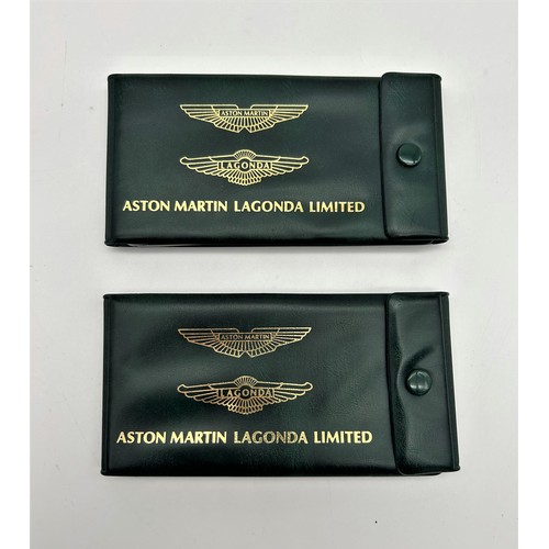 97 - ORIGINAL ASTON-MARTIN LAGONDA PAINT SAMPLE BOOKSTwo books covering the V8 Saloon and Volante models ... 