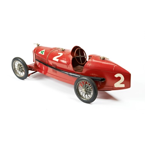 56 - ALFA-ROMEO P2 TINLATE TOY MODEL BY C.I.J.From the estate of Mr. Chris Smith of Westfield Sports Cars... 