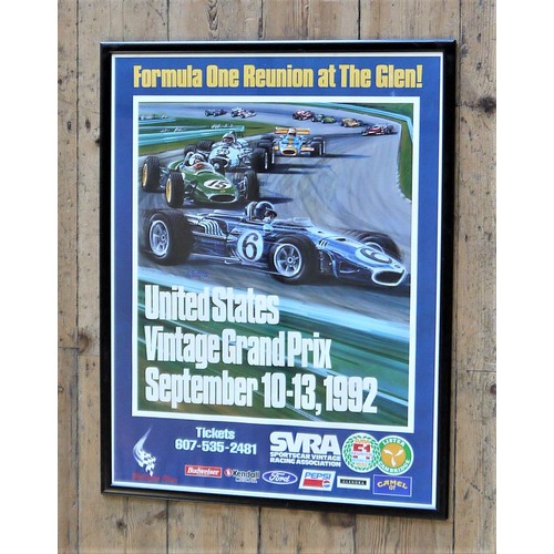 94 - FORMULA ONE REUNION POSTER & CRYSTAL PALACE POSTER