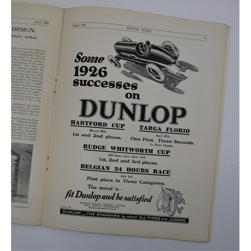 44 - THREE 1920s COPIES OF MOTOR SPORT MAGAZINEIncorporating 