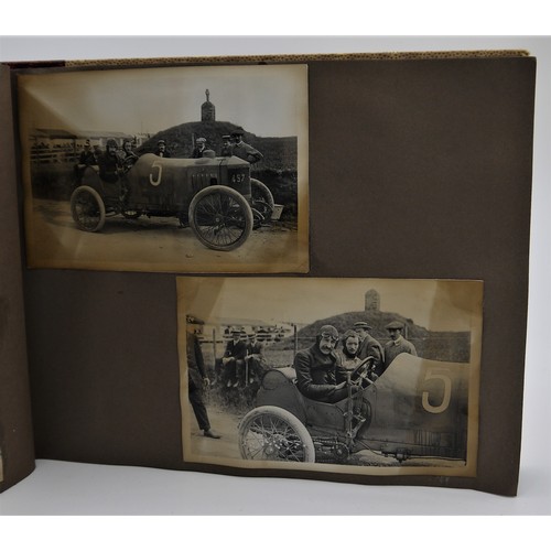 167 - 1909 COUPE DES VOITURETTES PHOTOGRAPH ALBUMThis is a photo album containing 69 photos depicting the ... 