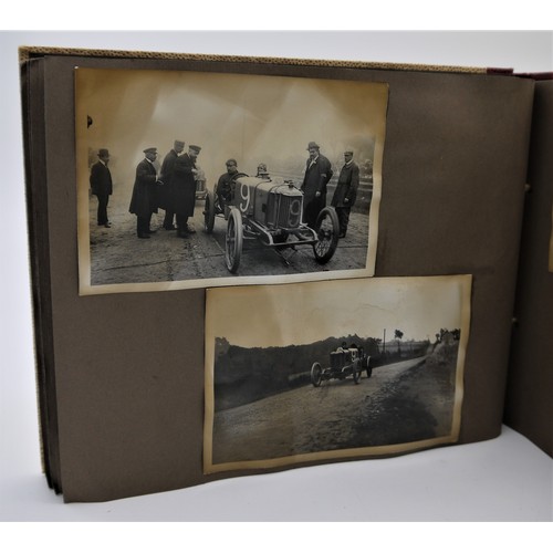 167 - 1909 COUPE DES VOITURETTES PHOTOGRAPH ALBUMThis is a photo album containing 69 photos depicting the ... 