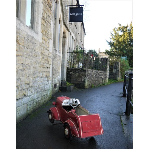 74 - 1930s PEDAL CARPreviously mounted on a fairground attraction. For restoration, missing the RHS front... 