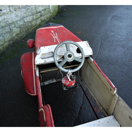 74 - 1930s PEDAL CARPreviously mounted on a fairground attraction. For restoration, missing the RHS front... 