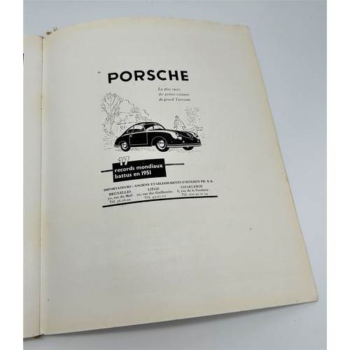 169 - 1952 BELGIAN GRAND PRIX PROGRAM, AND OTHER MOTORSPORT ORIENTATED MATERIALIncludes:Background to Vict... 