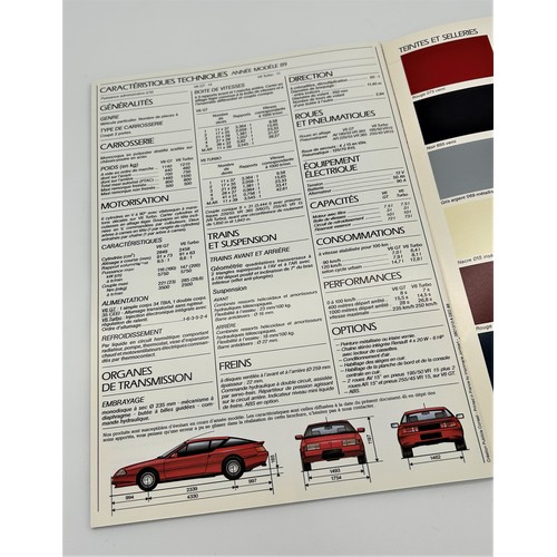 168 - MASERATI, FERRARI, RENAULT ALPINE SALES MATERIALPeriod promotional brochures, including a Maserati 3... 