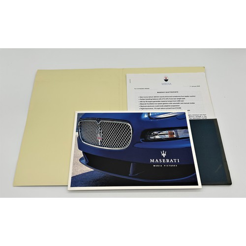 168 - MASERATI, FERRARI, RENAULT ALPINE SALES MATERIALPeriod promotional brochures, including a Maserati 3... 