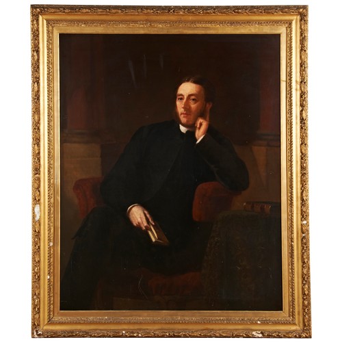 413 - STEPHEN CATTERSON SMITH (1806-1872) PORTRAIT OF JOHN MAUNSELL MASSY, DEAN OF KILMORE, oil painting o... 